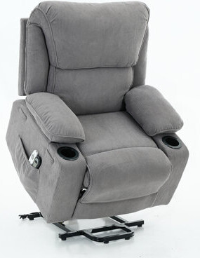 Rosdorf Park Remote-Controlled Heating And Massage Assistive Recliner For Elderly Comfort And Mobility