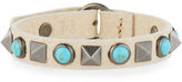 Thumbnail for your product : Valentino Rockstud Rolling Leather Bracelet