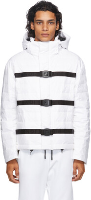 Fendi White Down Puffer Jacket - ShopStyle