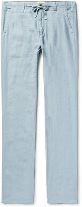 Hartford Troy Slim-Fit Linen Drawstring Trousers