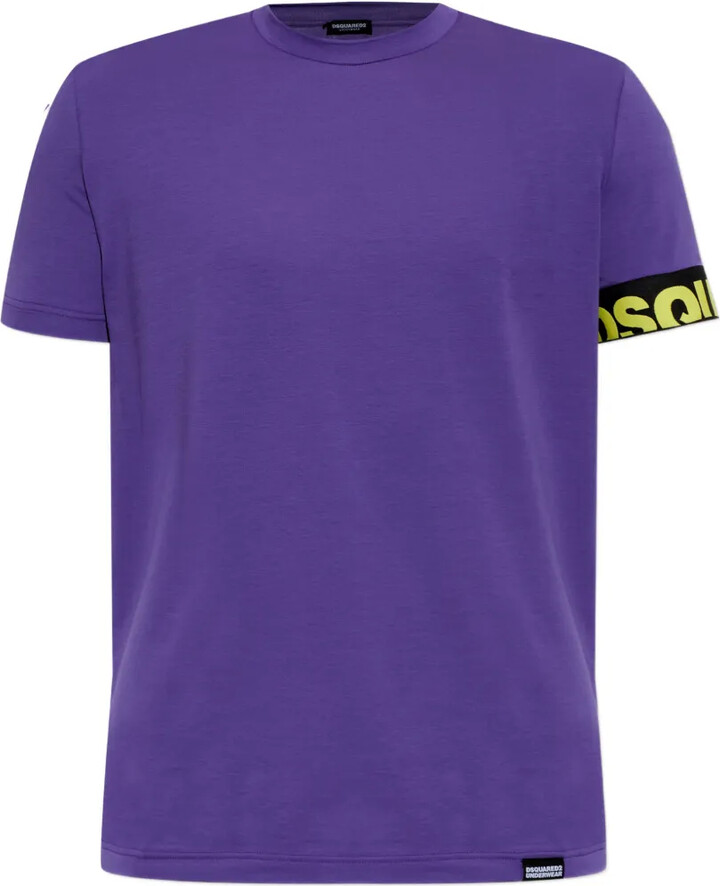 DSQUARED2 logo-tape T-shirt