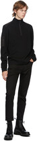 Thumbnail for your product : Canada Goose Black Wool Stormont 1/4 Zip Sweater