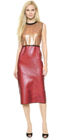 Thumbnail for your product : Victoria Beckham Victoria Colorblock Midi Dress