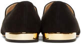 Thumbnail for your product : Jimmy Choo Black Suede Jaida Flats