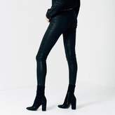 Thumbnail for your product : DSTLD High Waisted Skinny Jeans in Black Coated Powerstretch
