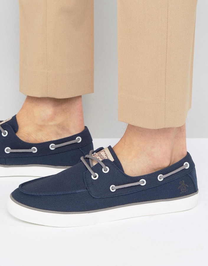 original penguin canvas shoes