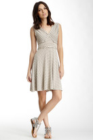 Thumbnail for your product : Max Studio Inset Waist V-Neck Dress