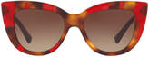 Thumbnail for your product : Valentino Acetate Cat-Eye Sunglasses