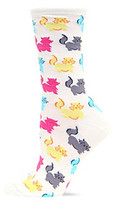 Thumbnail for your product : Hot Sox Fluffy Cats Crew Socks