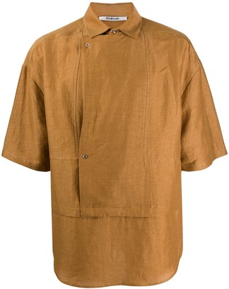 Chalayan Layered Panel Short-Sleeved Shirt