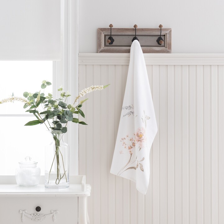 Holly Willoughby Samira Printed Hand Towel Pink/White ShopStyle