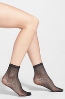 Thumbnail for your product : Nordstrom Fishnet Anklet Socks