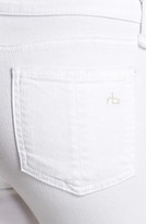 Thumbnail for your product : Rag and Bone 3856 rag & bone/JEAN 'The Zipper' Skinny Jeans (Bright White Shredded)
