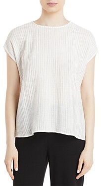 Eileen Fisher Striped Boxy Top