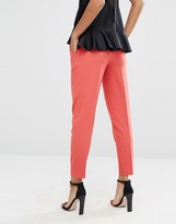 Thumbnail for your product : ASOS Ankle Grazer Cigarette Pants in Crepe