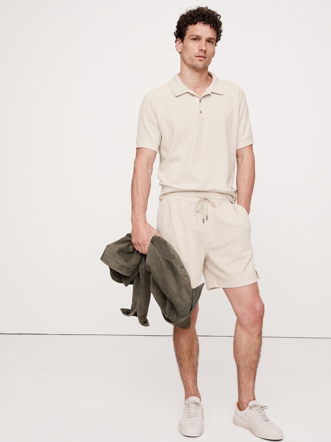 Banana Republic 6" Waffle-Knit Pull-On Short