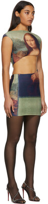 Jean Paul Gaultier Multicolor Mona Lisa Dress