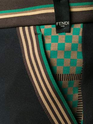 Fendi striped trim shorts