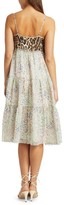 Thumbnail for your product : R 13 Tiered Slip Midi Dress