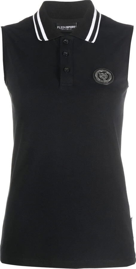 Plein Sport Logo-Patch Polo Shirt