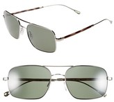 Thumbnail for your product : Oliver Peoples West Sunglasses 'De Oro' 56mm Polarized Metal Aviator Sunglasses