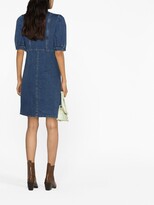 Thumbnail for your product : See by Chloe Puff-Sleeve Denim Minidress