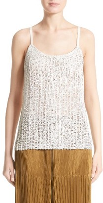 Simon Miller Women's Perforated Leather Top