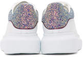 Thumbnail for your product : Alexander McQueen SSENSE Exclusive White and Multicolor Glitter Oversized Sneakers