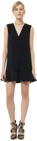 Thumbnail for your product : Rebecca Taylor Crepe V-Neck Dress