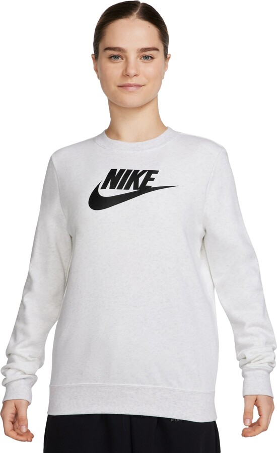 Nike Women's Sportswear Club Fleece Logo Sweatshirt - Birch