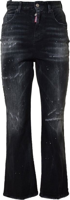 DSQUARED2 Flared Distressed Jeans