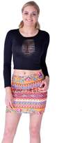 Thumbnail for your product : My Mix Trendz Women Ladies Mini Stretch Bodycon Fitted Plus Size Mini Short Skirt