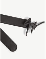 Thumbnail for your product : Giuseppe Zanotti Signature buckle leather belt