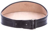 Thumbnail for your product : Alexander McQueen Wide Leather Waist Belt