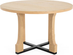 48" Round Dining Table With Elegance. Seats 4. Made Of Solid Wood And . To Scratches Waterproof. Simple Assembly. For Kitchen Areas. Natural Ash Finis