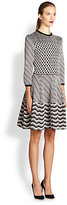 Thumbnail for your product : Antonio Marras Lurex Jacquard Mixed Knit Dress