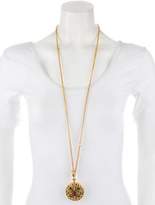 Thumbnail for your product : Ben-Amun Crystal & Faux pearl Locket Pendant Necklace