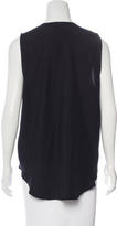 Thumbnail for your product : L'Agence Sleeveless Zip-Up Top