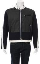 Thumbnail for your product : Dries Van Noten Colorblock Wool Zip-Up Jacket