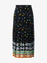 Gucci printed pleated skirt 