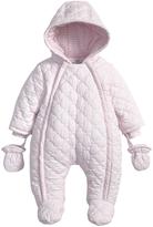 Thumbnail for your product : Mamas and Papas Pink Quilted Pramsuit