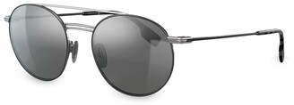 Burberry Eyewear Aviator Frame Sunglasses
