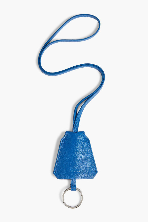 Tod's Logoembossed texturedleather keychain ShopStyle