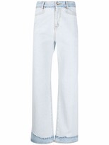 Thumbnail for your product : Ader Error Wide-Leg Panelled Jeans