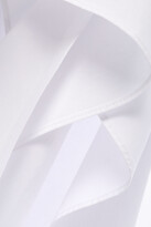 Thumbnail for your product : By Malene Birger Asymmetric cotton-poplin skirt