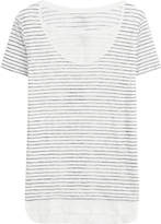 Majestic Striped Linen T-Shirt 