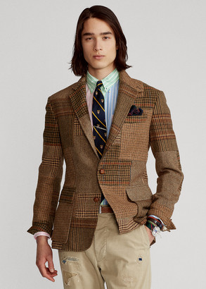 ralph lauren patchwork coat