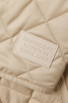 Thumbnail for your product : Burberry Corduroy-trimmed Quilted Shell Jacket - Beige