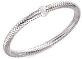 Thumbnail for your product : Roberto Coin Primavera Diamond & 18K White Gold Woven Bracelet