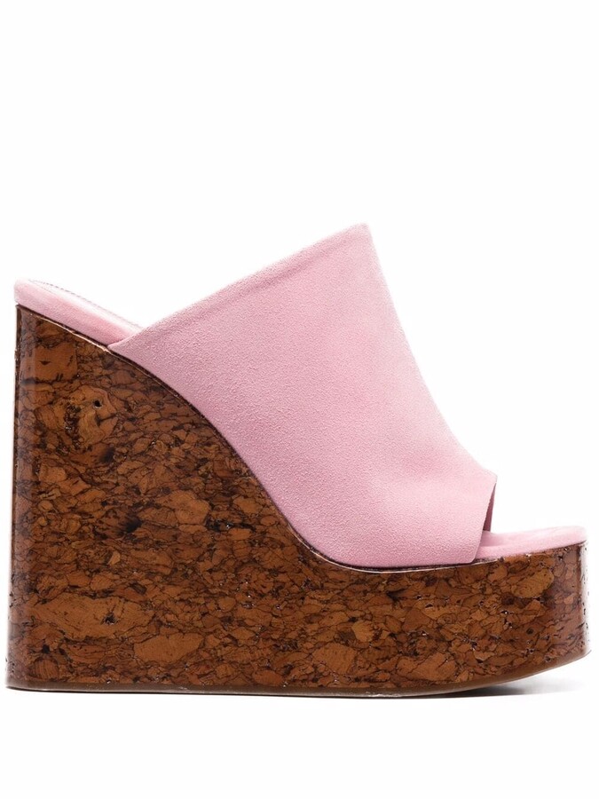 closed toe platform wedges